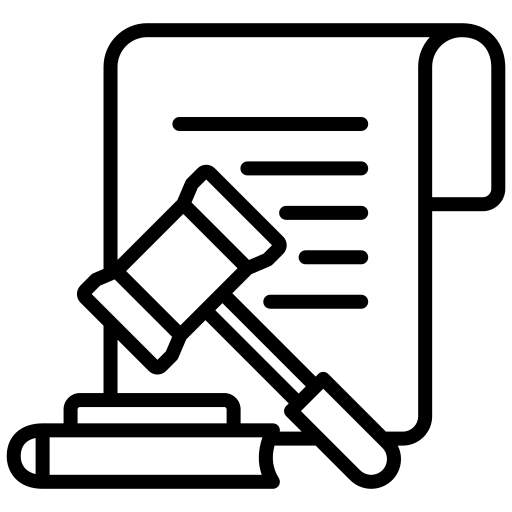 Judgment enforcement icon